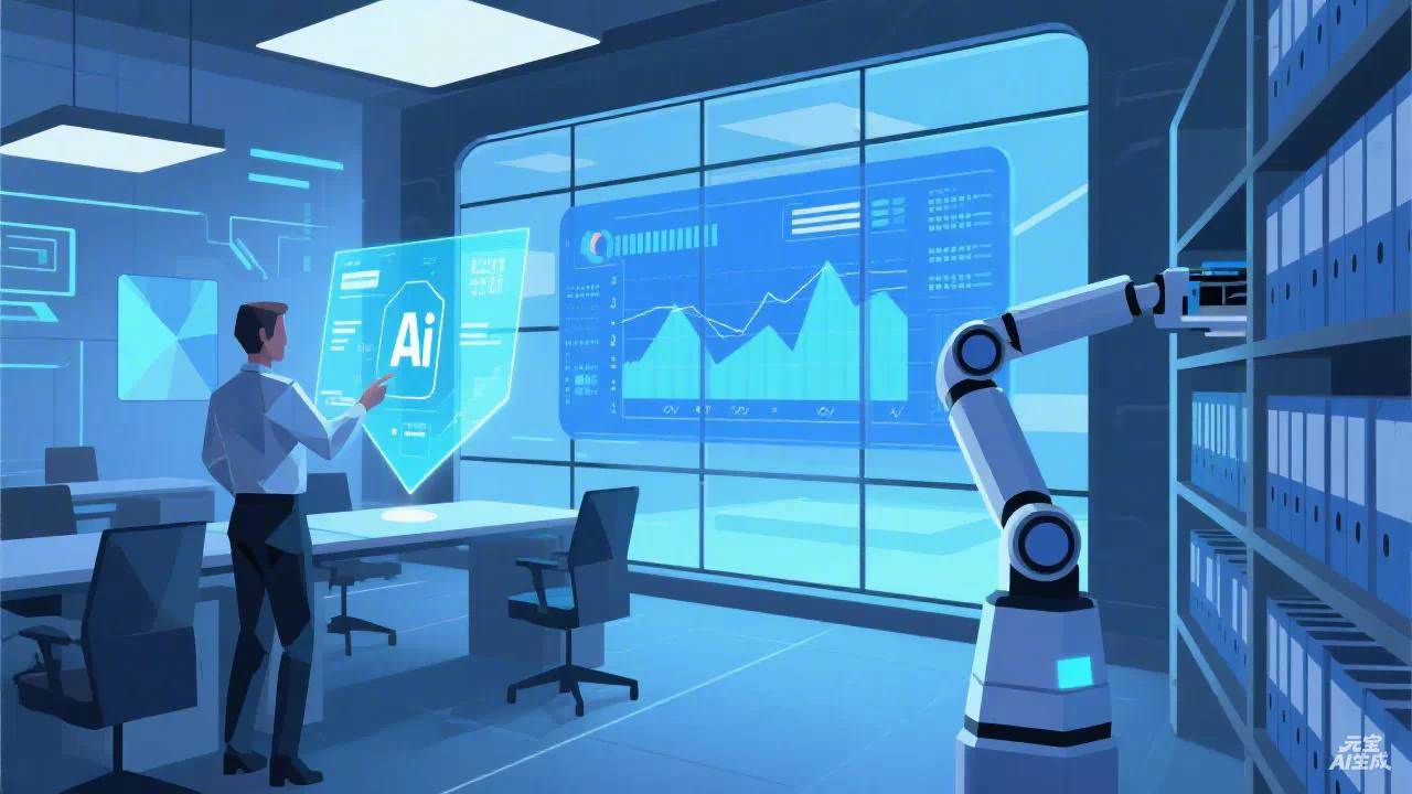 Cover image for “Leading the Future: The AI-Driven Revolution in Enterprise Workplace Efficiency”