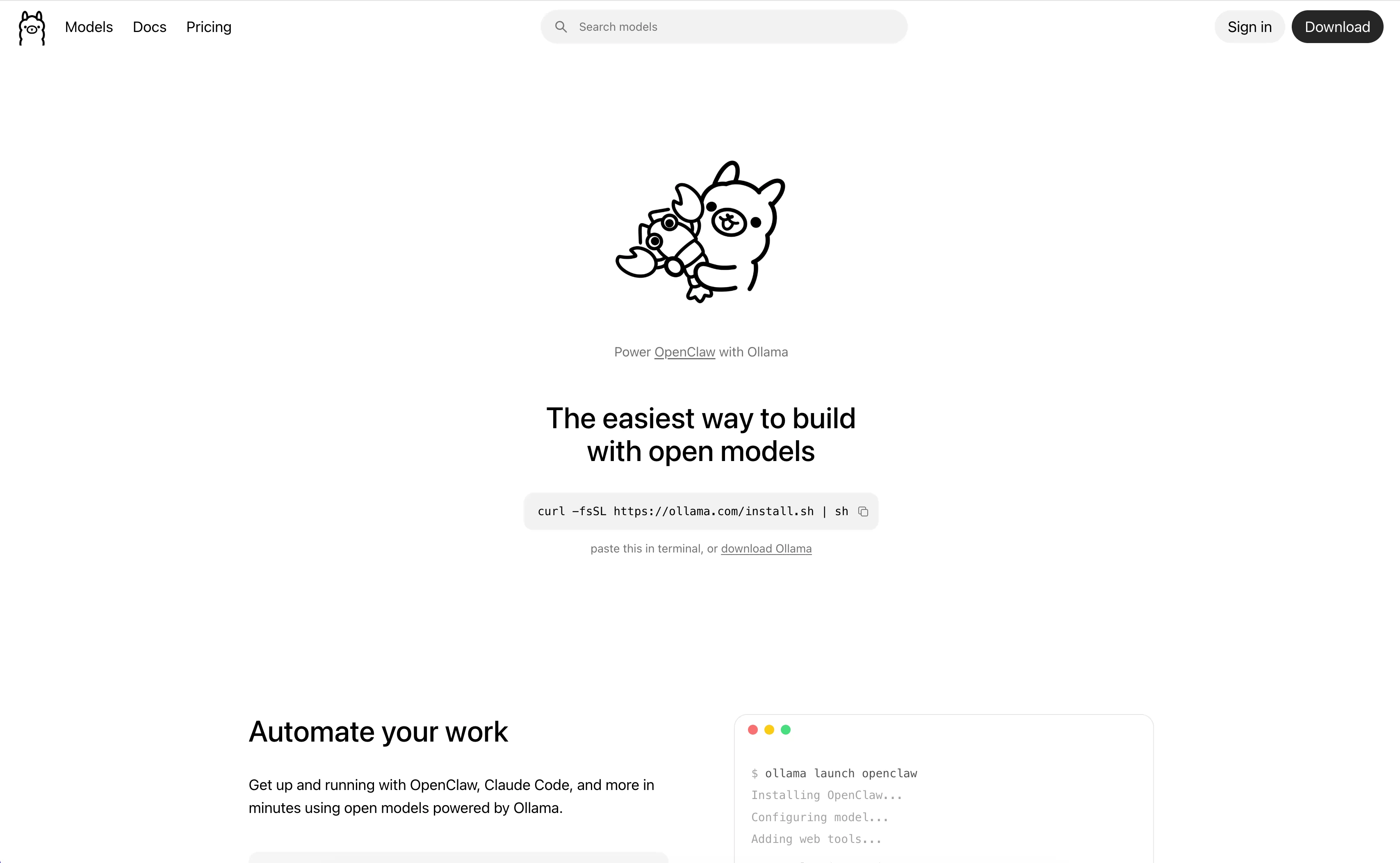 Ollama 完整安装教程 - macOS/Linux/Windows