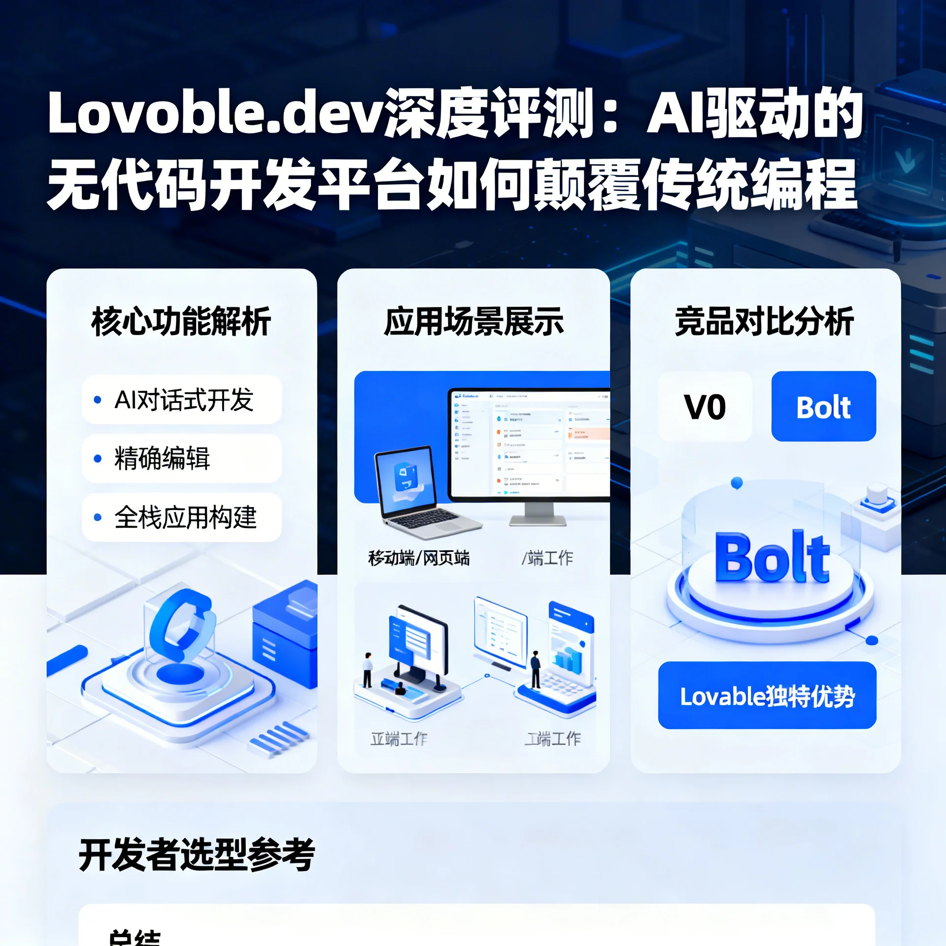 Cover image for “Lovable.dev In-Depth Review: How This AI-Driven No-Code Development Platform Disrupts Traditional Programming”