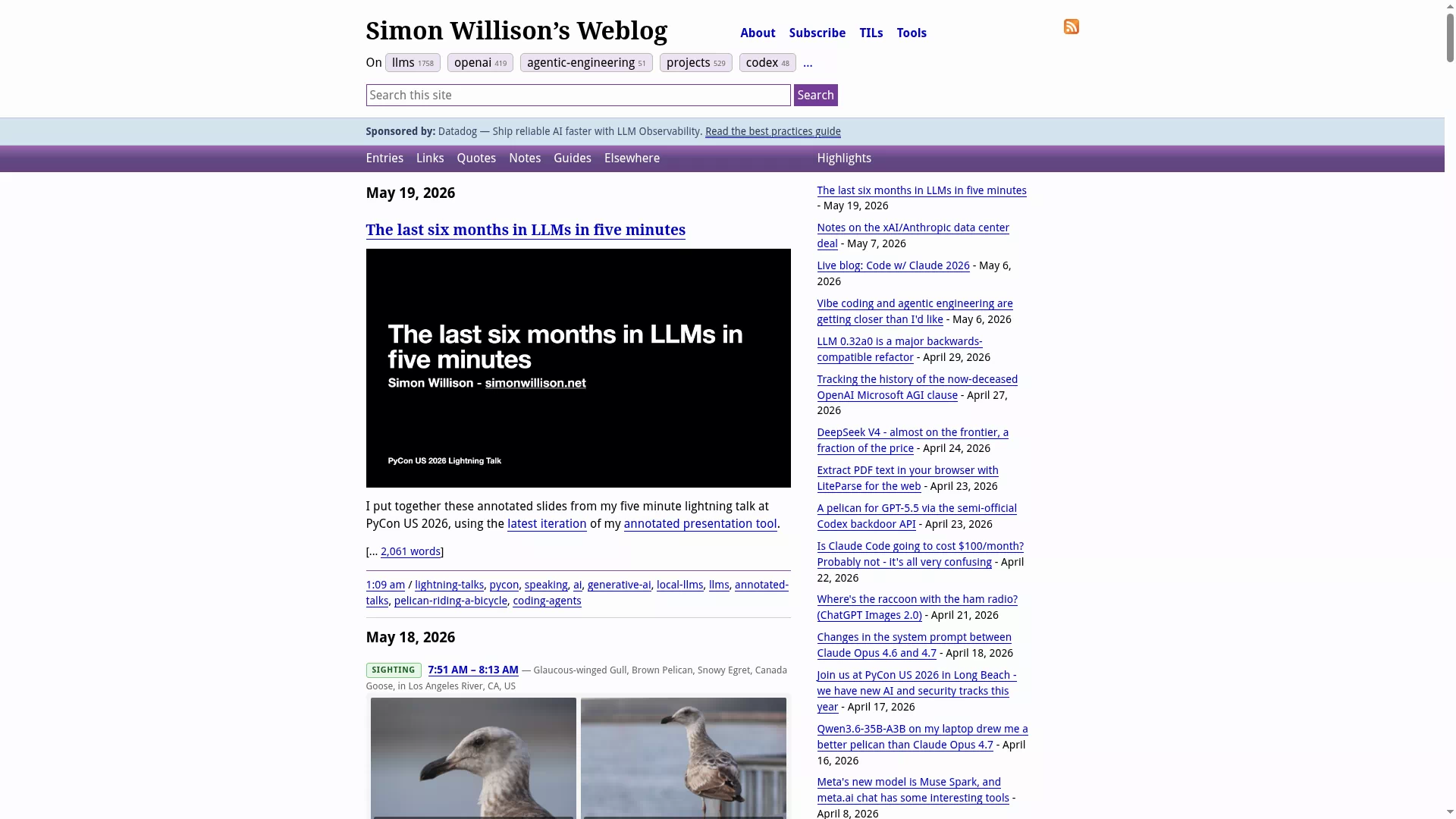 Preview cover for “Simon Willison”