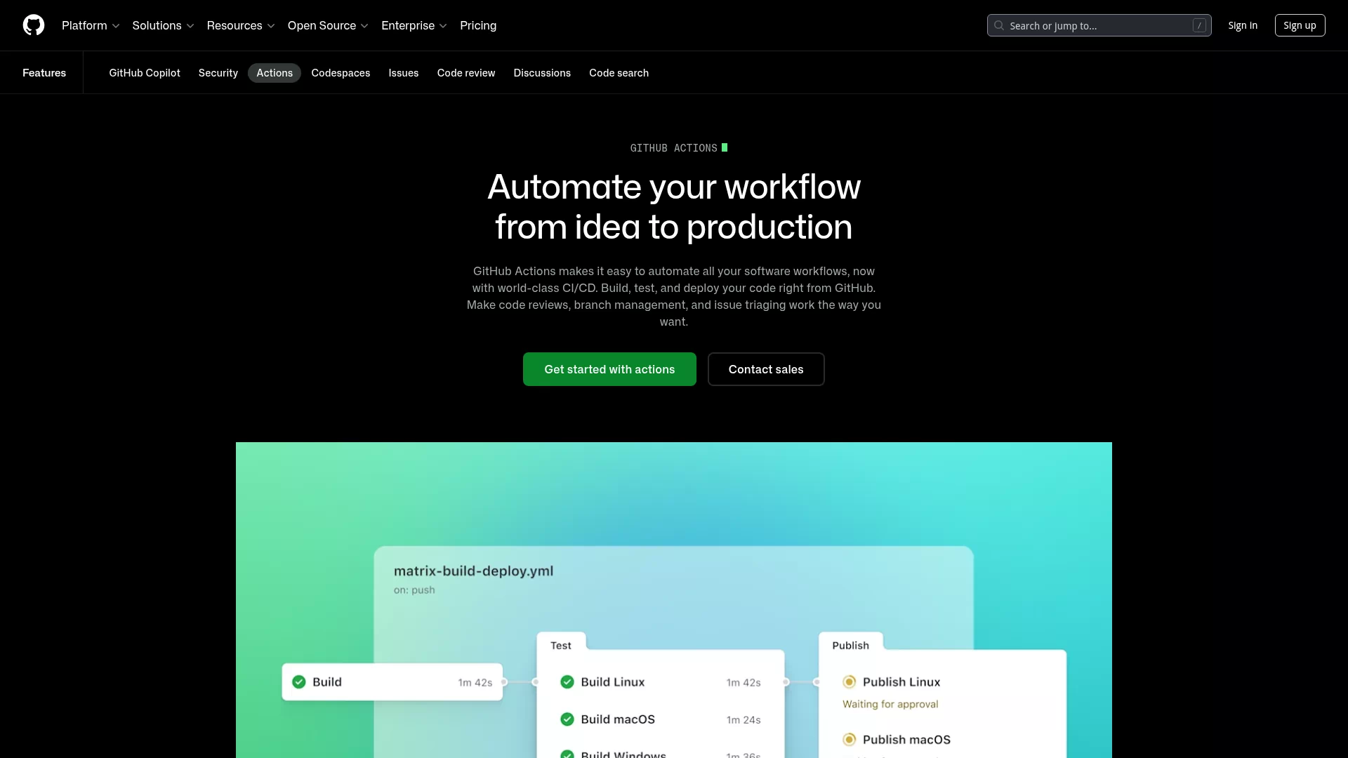 「GitHub Actions」预览封面 「GitHub Actions」预览封面