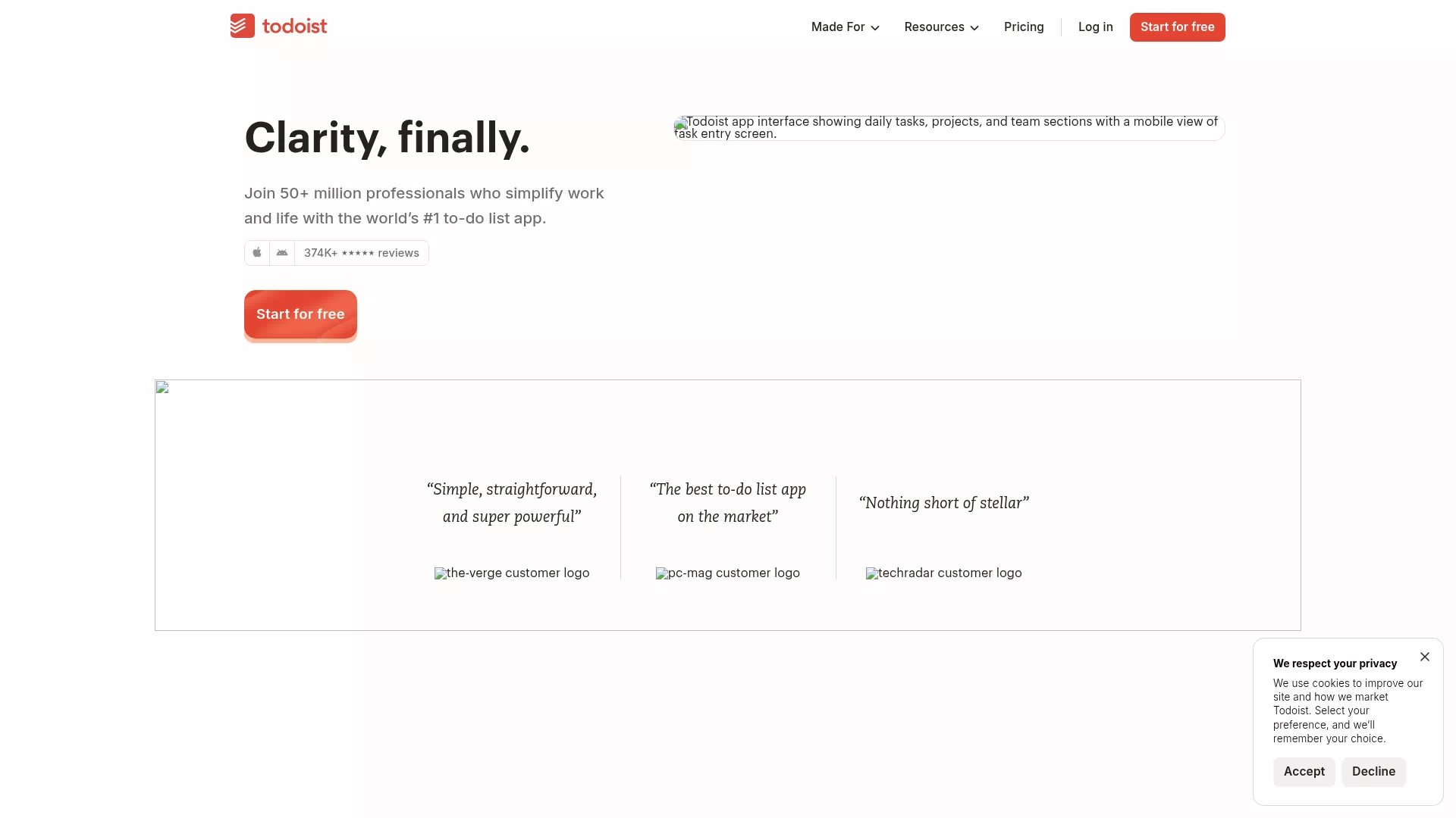 Preview cover for “Todoist” Preview cover for “Todoist”
