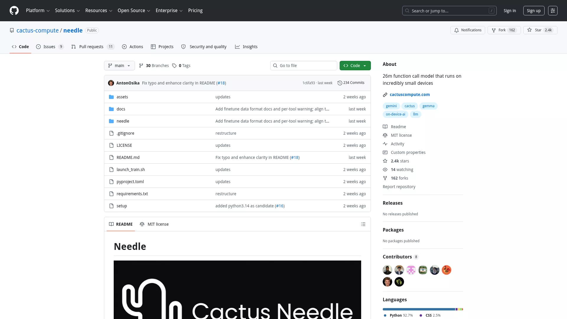 Preview cover for “Needle — 26M-Param Tool-Calling Model” Preview cover for “Needle — 26M-Param Tool-Calling Model”