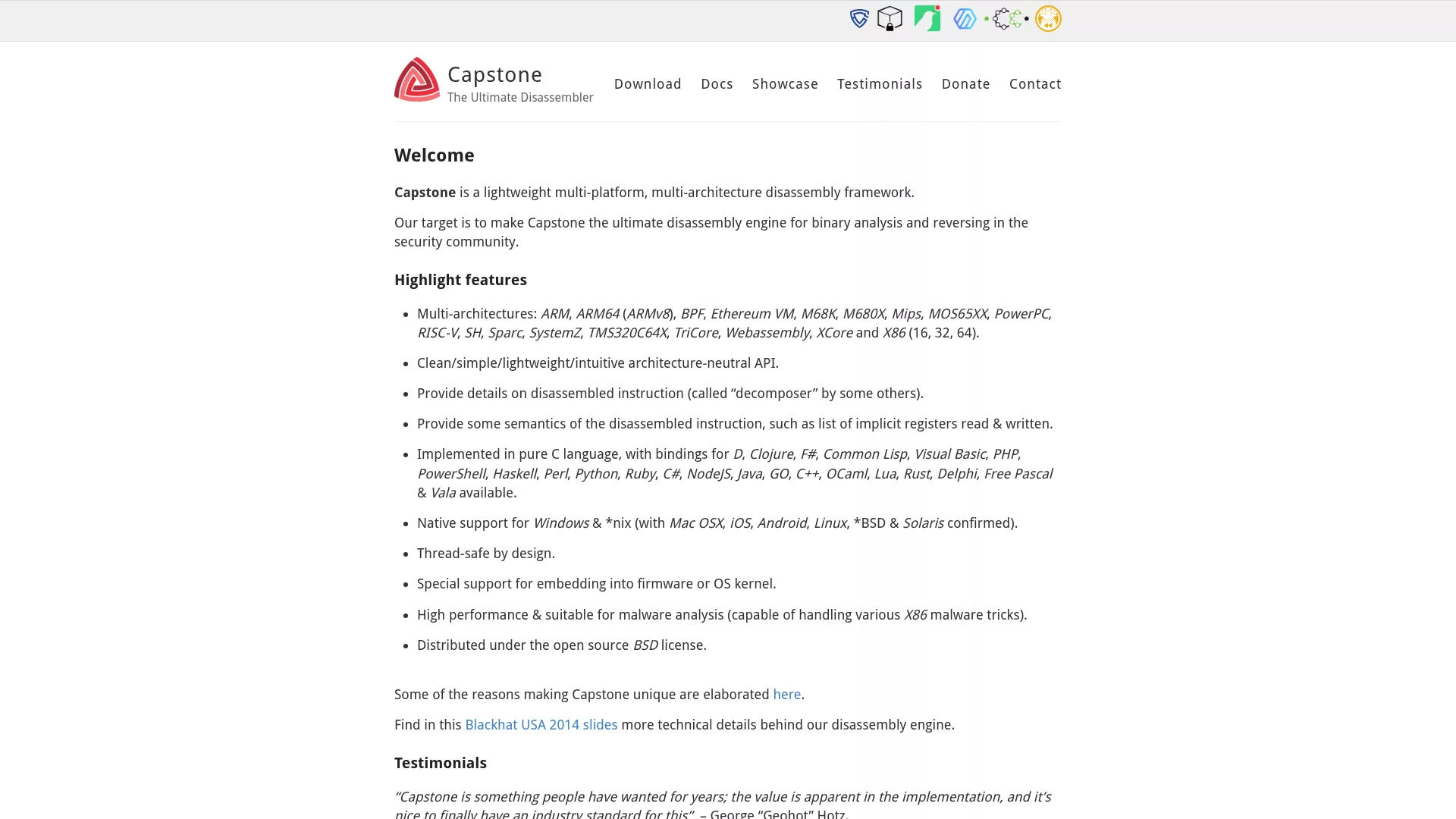 Preview cover for “Capstone Disassembly Framework” Preview cover for “Capstone Disassembly Framework”