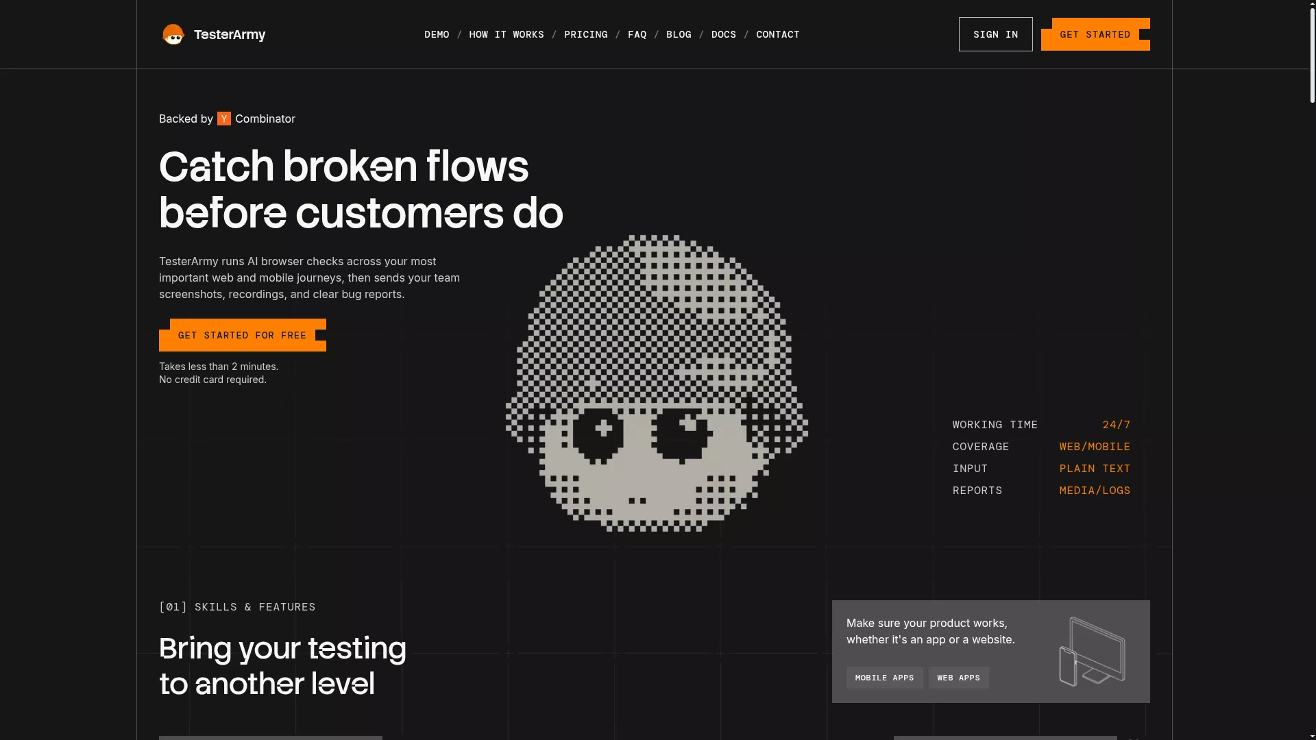 TesterArmy — AI-Powered App Testing TesterArmy — AI-Powered App Testing