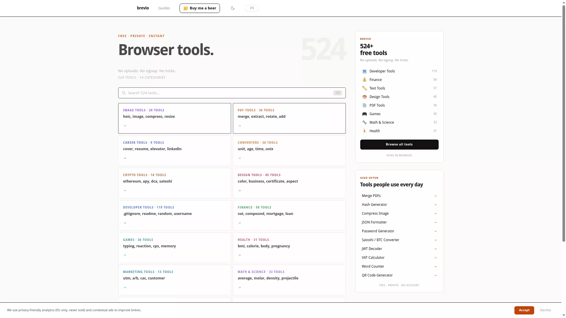 Cover image for “2026-06-20 Picks: Brevio Browser Toolbox, Metiq Data Globe, machine0 NixOS VMs”