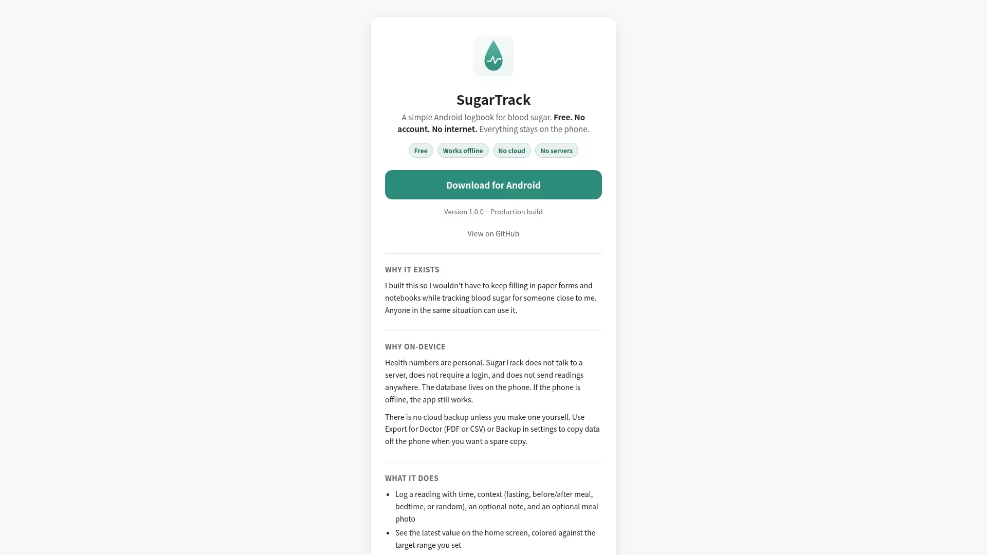 SugarTrack