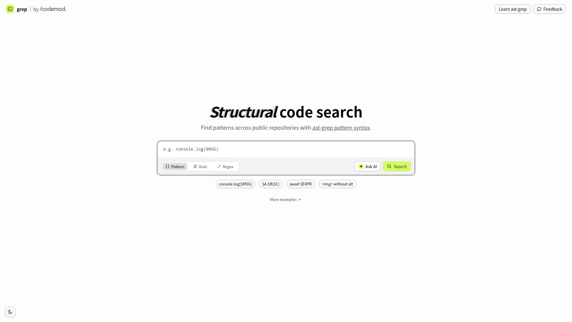 「Codemod Grep、So Very Bright、writing-eval 三款工具推荐 | 2026-08-24」封面图 「Codemod Grep、So Very Bright、writing-eval 三款工具推荐 | 2026-08-24」封面图