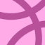 Site icon for “Dribbble”